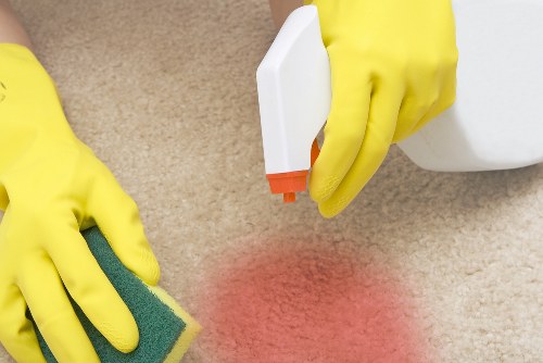 Professional house clearance team working in a Kennington residential property