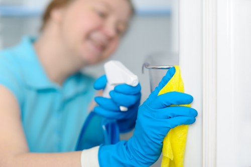 Regular cleaning service in a Kennington home with tidy living spaces
