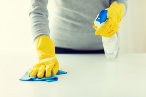 Deep cleaning of hard flooring in a Kennington property