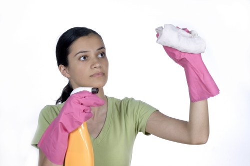 Upholstery cleaning process for a fabric sofa in Kennington